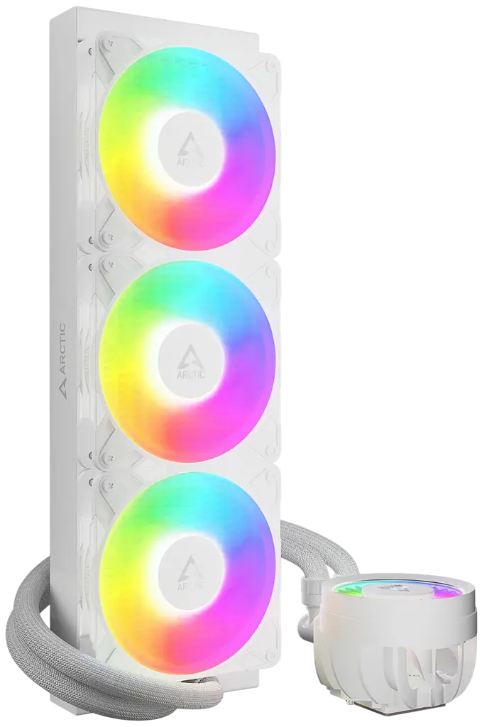 Водяное охлаждение ARCTIC Liquid Freezer III Pro 360 ARGB White (ACFRE00188A) - фото 2