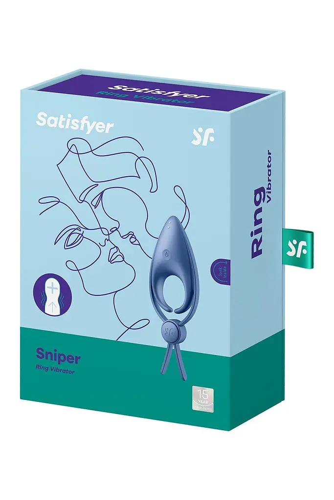 Ерекційне ласо з вібрацією Satisfyer Sniper, 13 см (блакитний) - фото 2