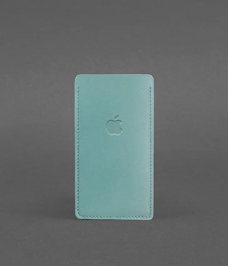 Кожаный чехол для iPhone 12 Тиффани - фото 2