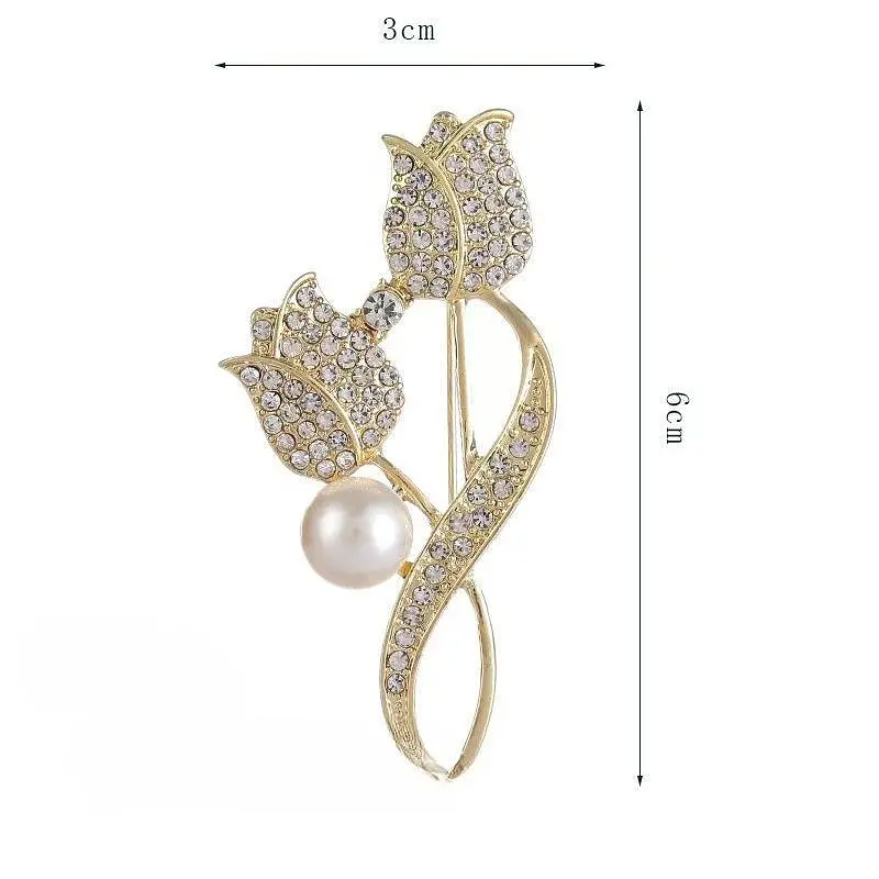 Брошь Тюльпан брошь-булавка (494693409) - фото 2