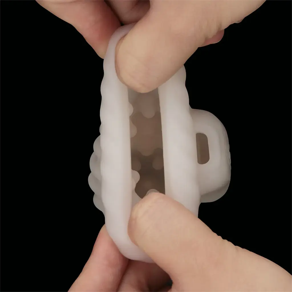 Мастурбатор Knights Ring Vibrating Dual Purpose Sleeve-Spiral - фото 8