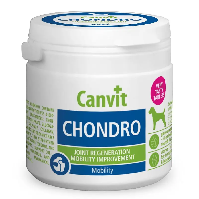 Вітаміни для собак Canvit Chondro для регенерації суглобів 100 г can50729
