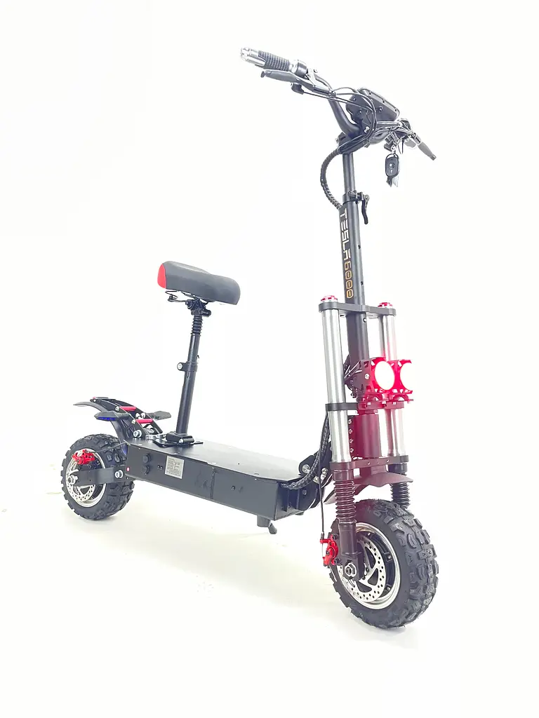 Електросамокат Двомоторний з сидінням Tesla 6000 NEW (6000W, 60V, 36Ah) +NFC ключ - фото 2