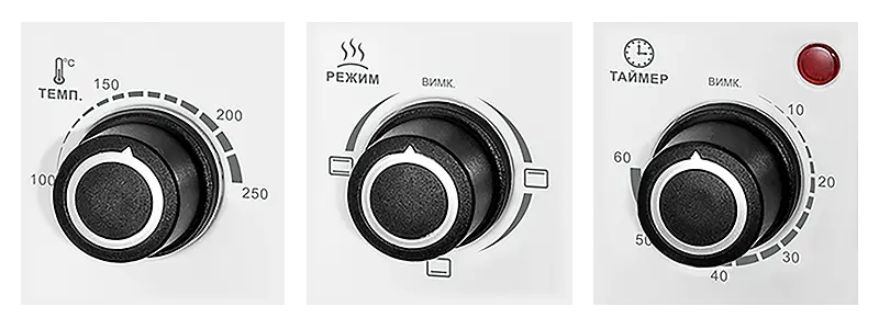 Електродуховка Liberton LEO-400 White 40 л - фото 3