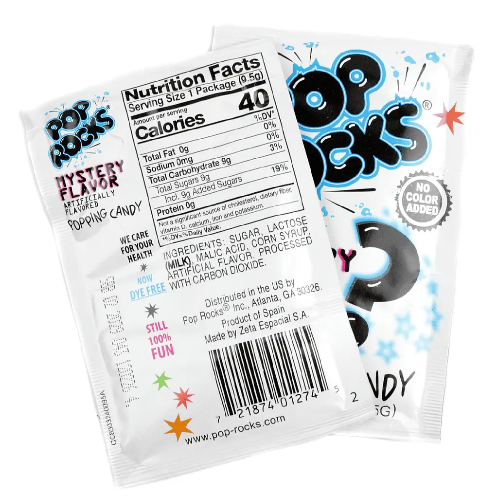 Цукерки Pop Rocks Mystery Flavour Artificially Flavored 9.5г - фото 4