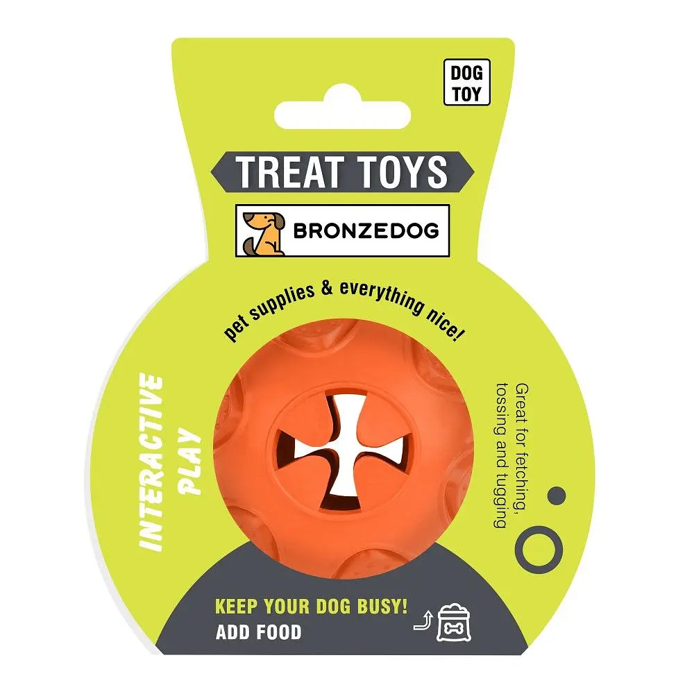 Іграшка для собак Bronzedog SMART мотиваційна М'яч 7 х 9 см - фото 2