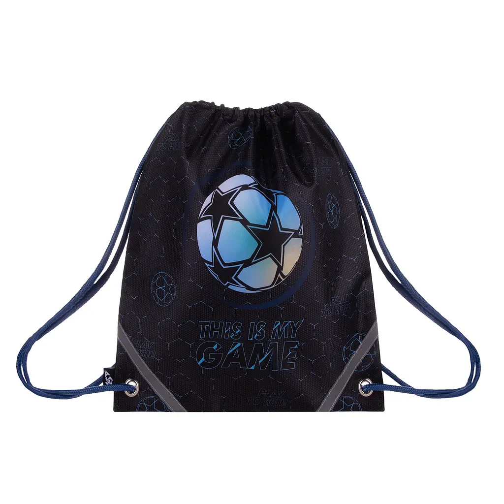 Сумка для взуття YES SB-10 Football Game 40х35 см Чорний (550042) - фото 2