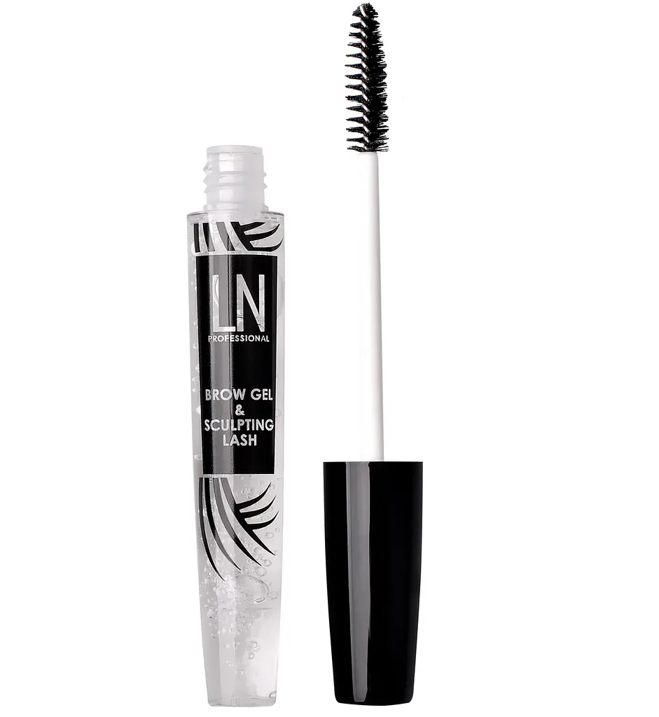 Гель для брів та вій LN Professional Brow Gel & Sculpting Lash тон 01 прозорий 10 мл - фото 2