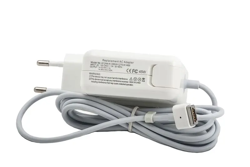 Блок живлення для ноутбуків PowerPlant APPLE 220V, 14.5V 45W 3.1A (Magnet tip) (AP45PMAG)
