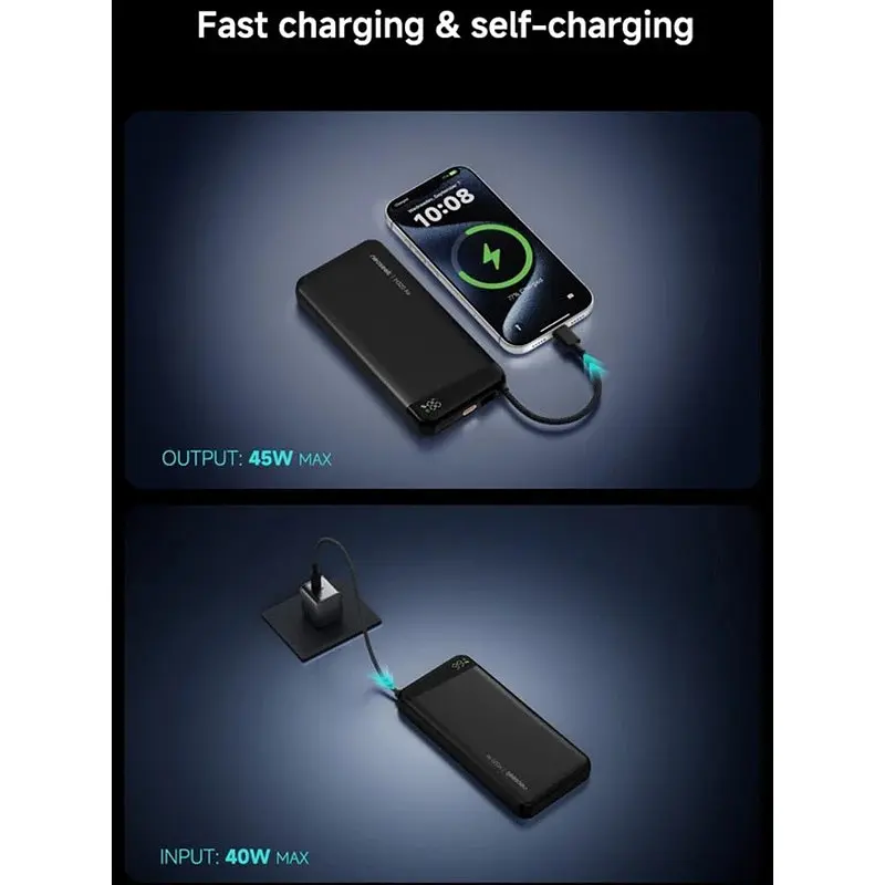 Зовнішній акумулятор Xiaomi Neoseek Ultra-Thin Power Bank 20000mAh 55W M320 Air (iPB2055s) - фото 4