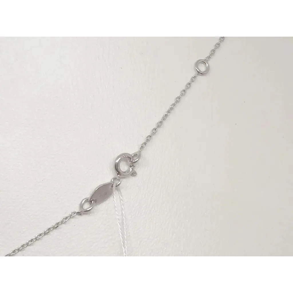 Серебряное колье Аметист 2204542 - фото 2