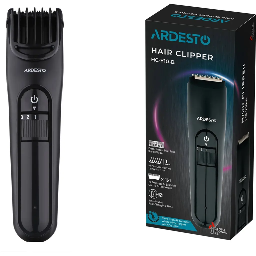 Машинка для стрижки Ardesto HC-Y10-B Black [150961] - фото 7