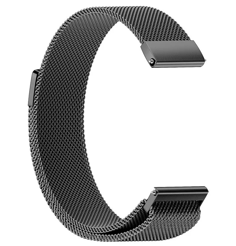 Миланский сетчатый ремешок Primo для часов Samsung Sport Gear (SM-R600) Black - фото 2
