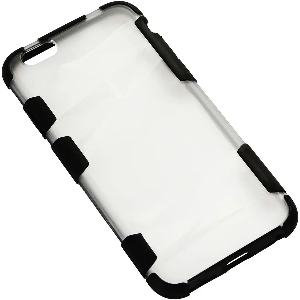 Чохол-накладка Toto TPU+PC+PU case iPhone 6/6s Black - фото 2