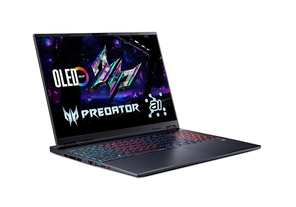 Acer Ноутбук Acer Predator Helios Neo 16S PHN16S-71 16" OLED, Intel U9-275HX, 32GB, F1TB, NVD5070Ti-12, Win11P, чорний - фото 5