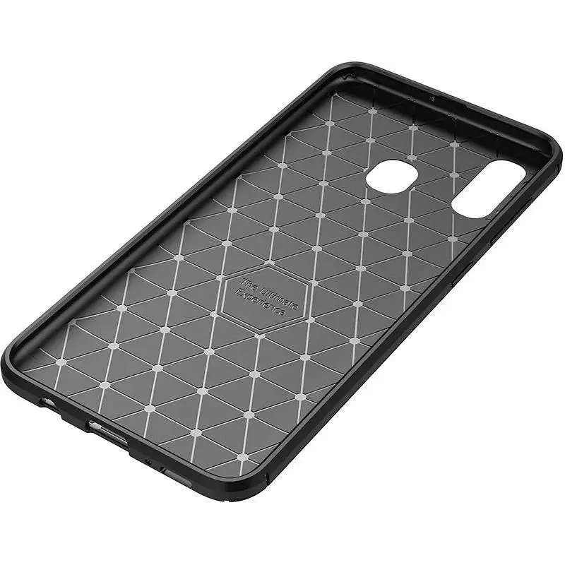 Чохол-накладка Toto TPU Carbon Fiber 1.5 mm Case Samsung Galaxy A20/A30 Coffee - фото 4