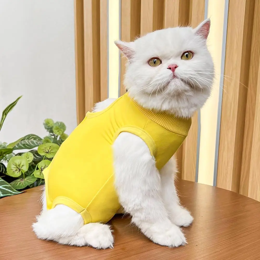 Одяг для котів після операції Holley Yellow L - фото 3