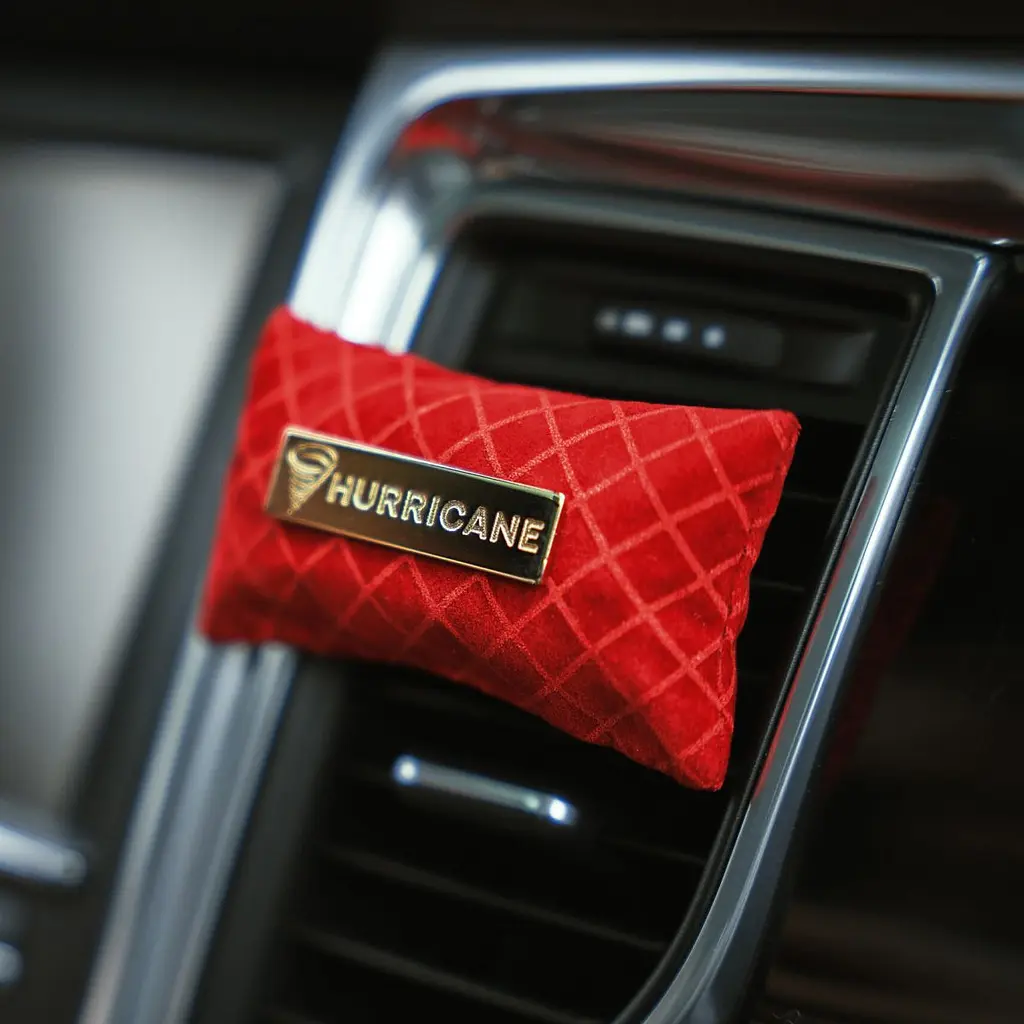 Ароматизатор автомобільний арома саше Hurricane Red Gold Premium (у комплекті Спрей) - фото 3