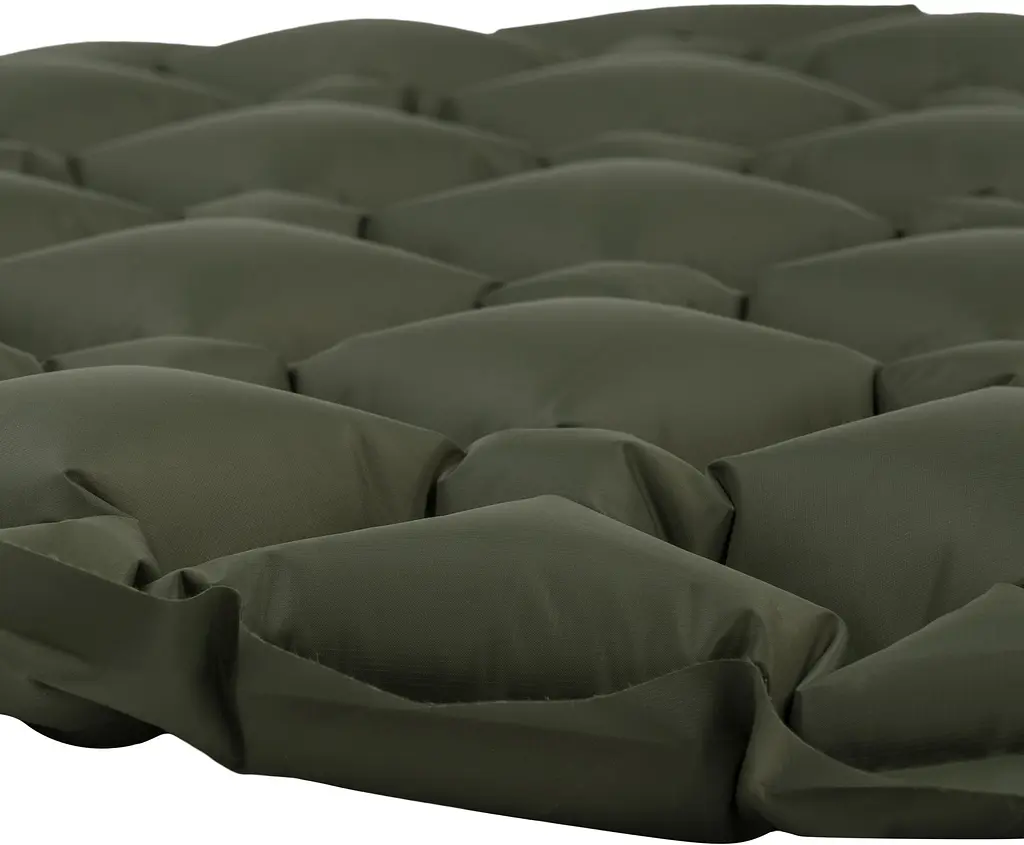 Килимок надувний Highlander Nap-Pak Inflatable Sleeping Mat PrimaLoft 5 cm Olive (AIR072-OG) - фото 7