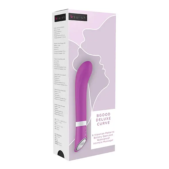 Вибратор B Swish Bgood Deluxe Curve 19.3 см (фиолетовый) - фото 2