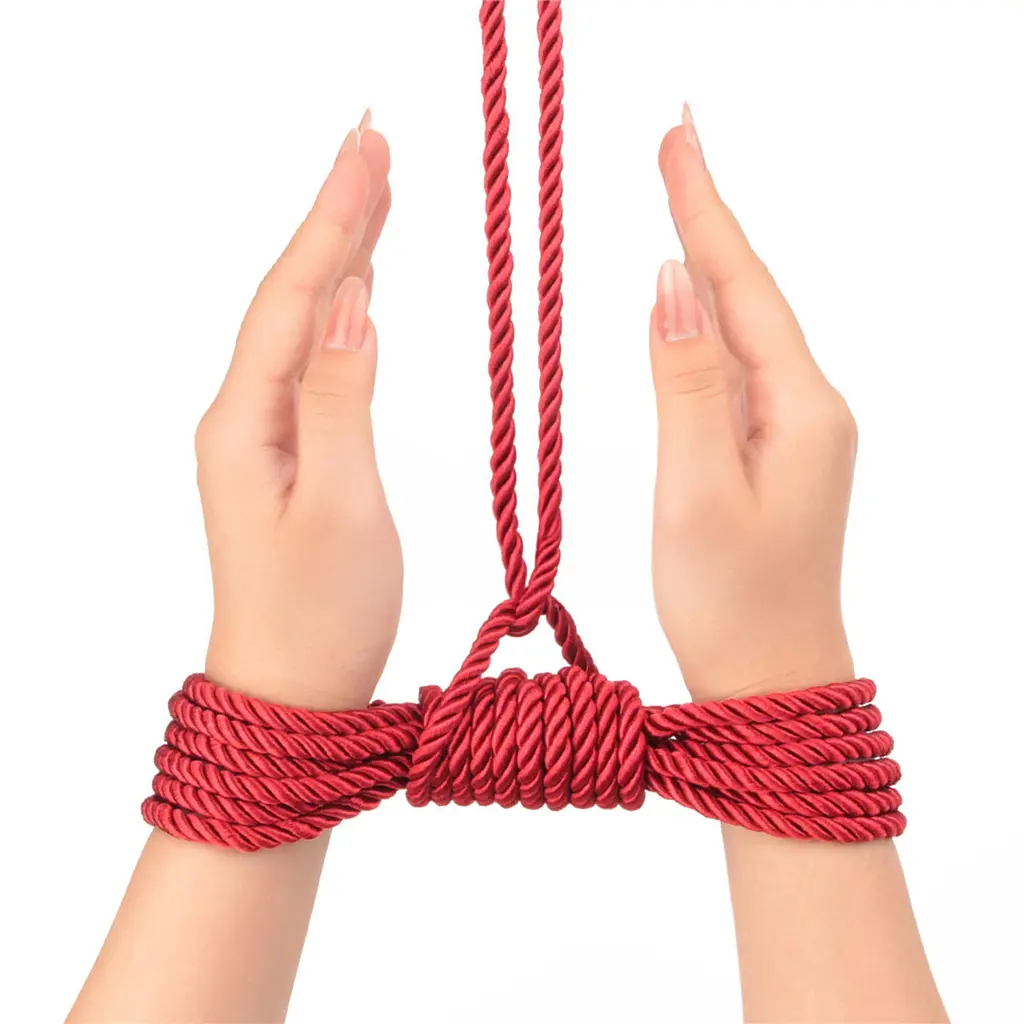 Мотузка - Rebellion Reign Red Bondage Rope, 10 м - фото 4