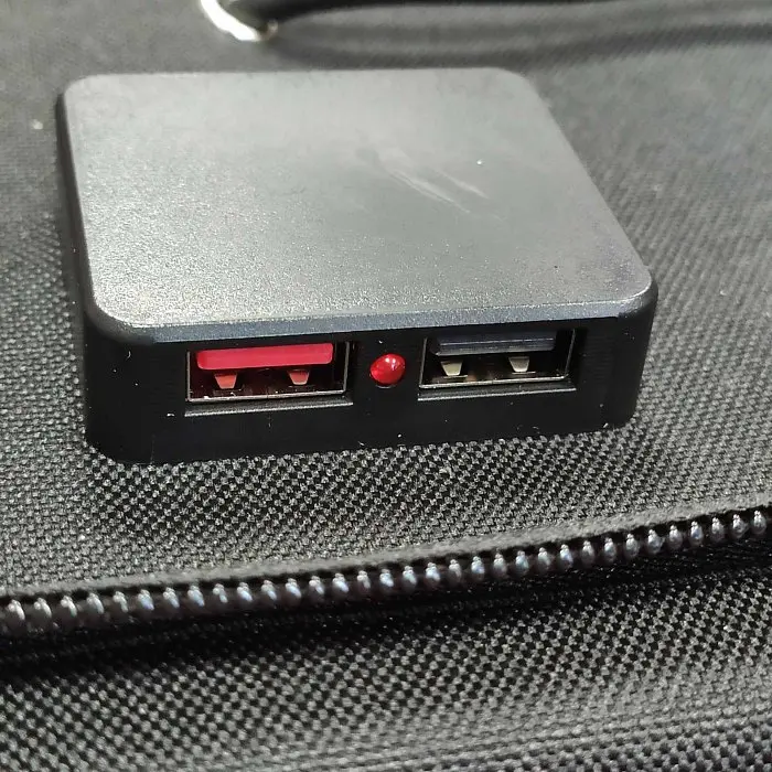 Солнечная панель батарея трансформер зарядка от солнца Solar Panel на 2 USB GDTimes GD-ZD1845 45 Вт - фото 4