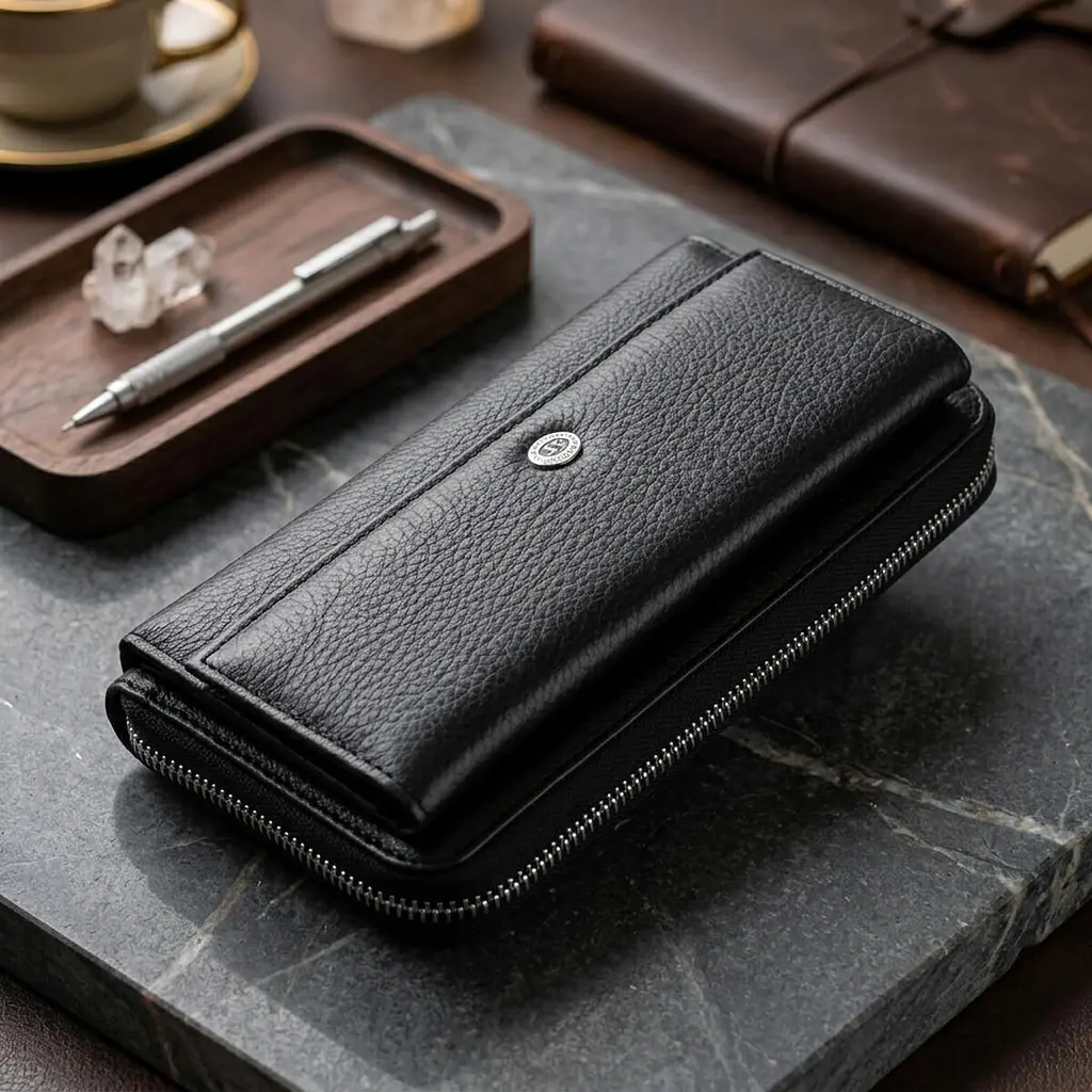 Гаманець шкіряний жіночий ST Leather 19292 чорний - фото 11