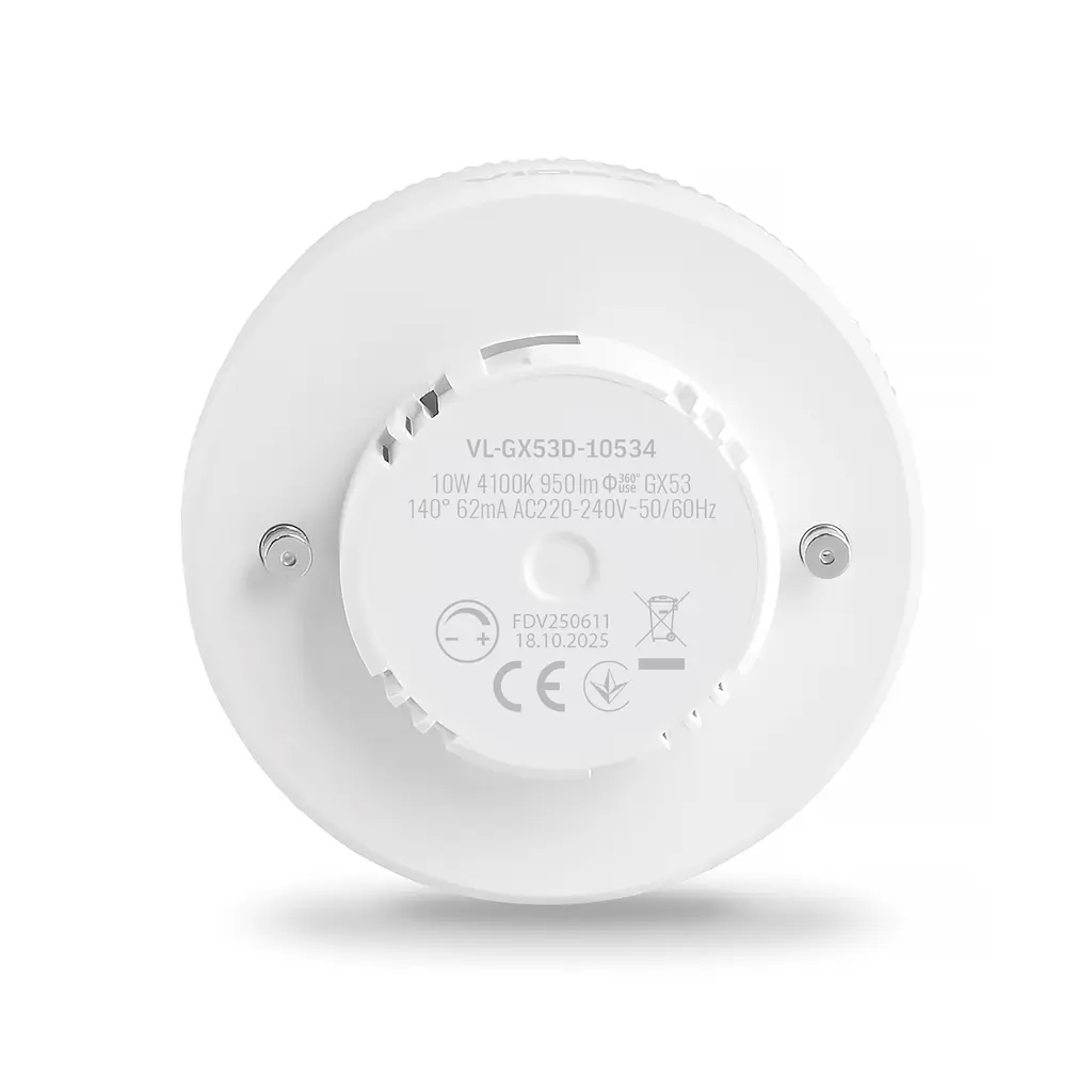 LED-лампа Videx GX53D 10W 4100K 220V димована (28768-000) - фото 3