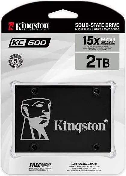 SSD накопичувач Kingston KC600 2TB (SKC600/2048G) [81586] - фото 5