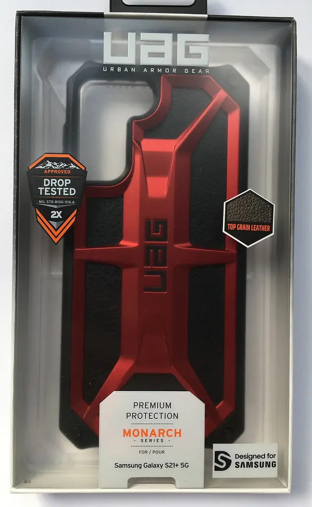 Чохол протиударний UAG Monarch Original (212821119494) Samsung Galaxy S21 Plus (6.7") Crimson - фото 2