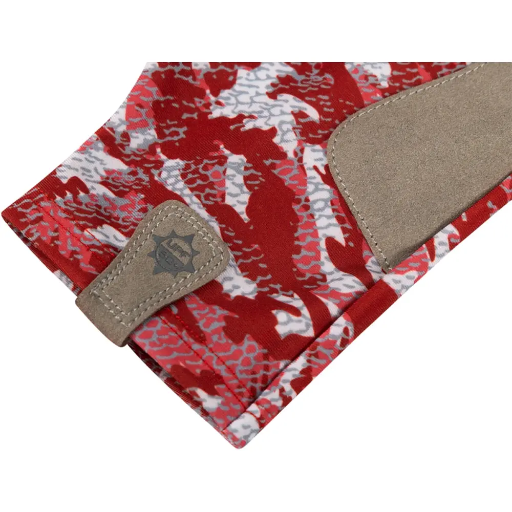 Рукавички Favorite Solar Fishing Gloves 5 Cut L/XL к:red - фото 2