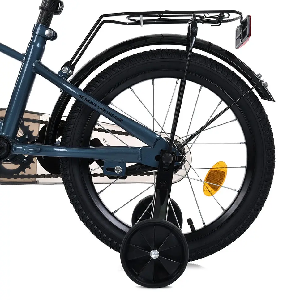 Велосипед дитячий Prof1 MB 16023 16 дюймів хакі - фото 5