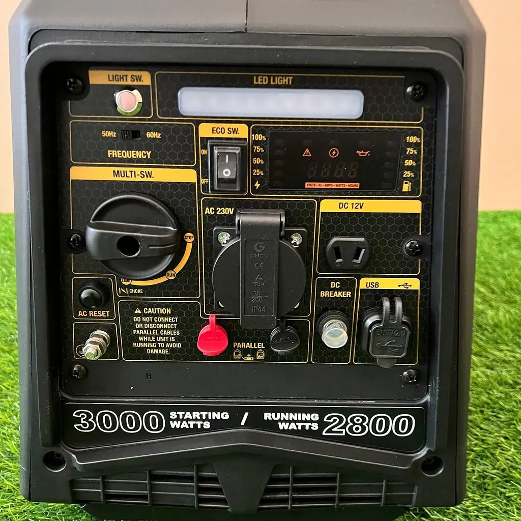 Генератор Инверторный бензиновый DeWalt DWG3000i (2.8-3.0 кВт) + Дисплей - фото 7