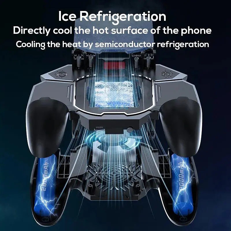 Джойстик для телефону з охолодженням Memo DL100 4000mAh ігровий контролер тригер Black (18538) - фото 10