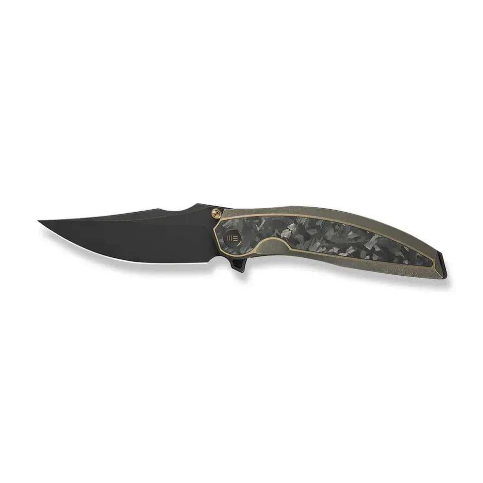 Ніж складаний мисливський Weknife Quinseris, (100,1 см) Bohler M390 / Titanium бронзовий - фото 8