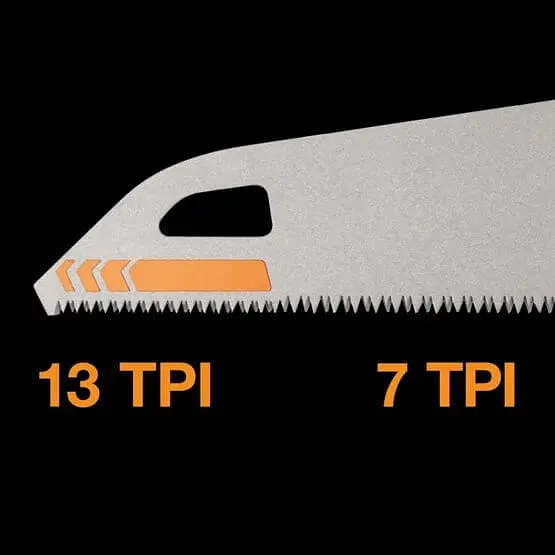 Ручна пилка Fiskars PowerTooth 550 мм, 7 TPI 1062916 - фото 4