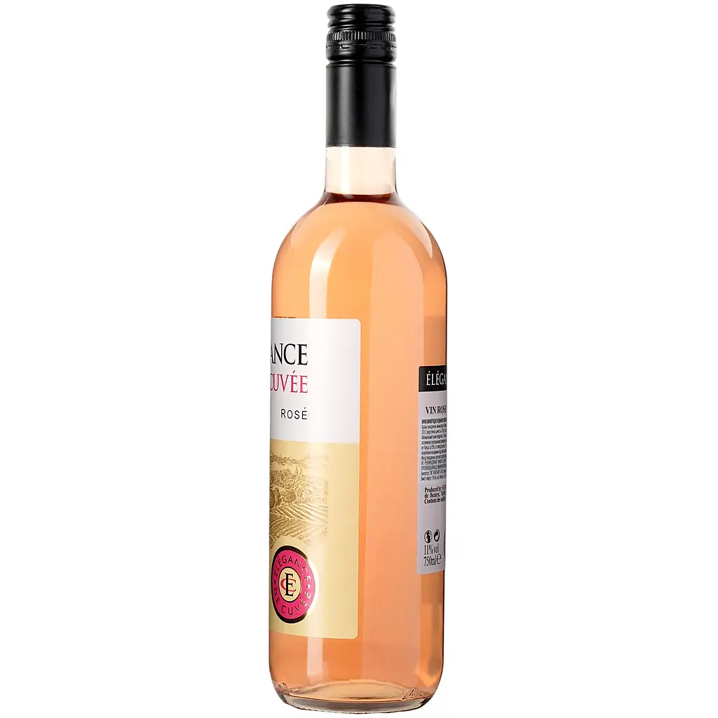 Вино Elegance de Cuvee Rose рожеве сухе 0.75 л - фото 3