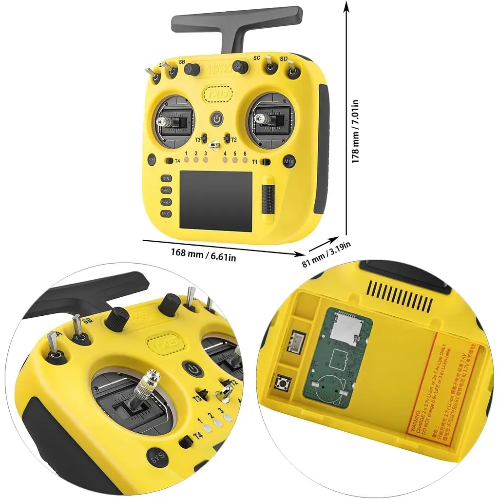 Пульт управления RadioMaster TX15 ELRS M2 Yellow (HP0157.0110-YEL) [151056] - фото 3