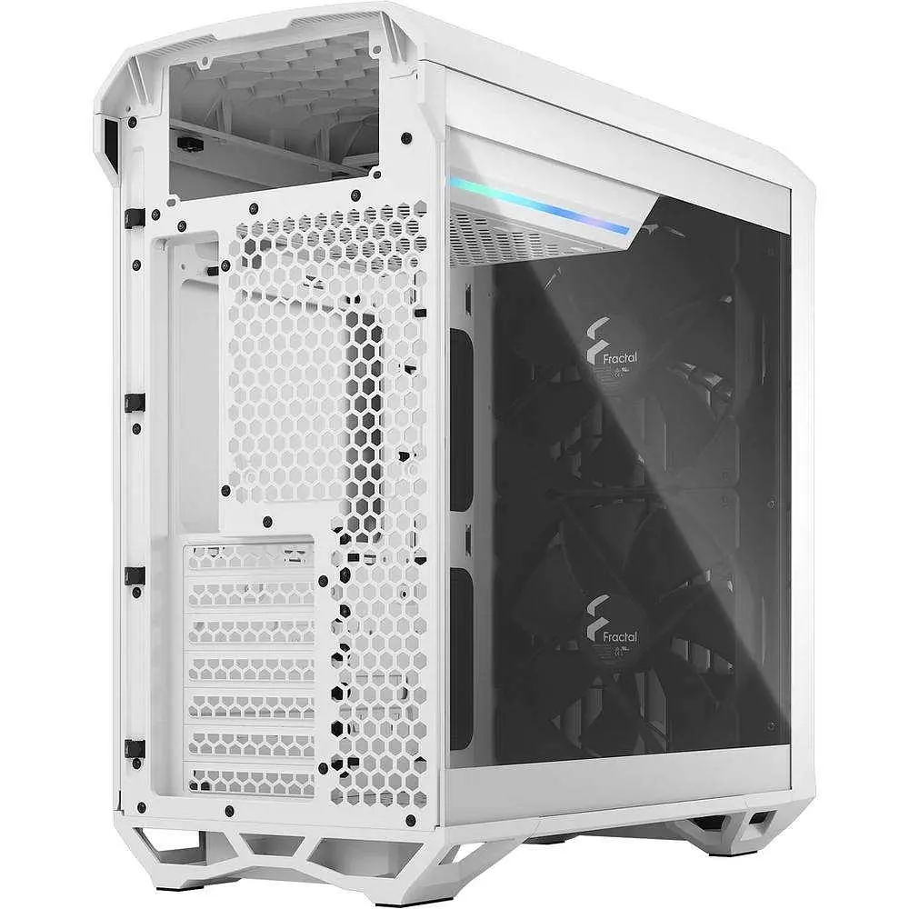 Корпус фрактального дизайна Torrent Compact White TG Clear Tint (FD-C-TOR1C-03) - фото 5