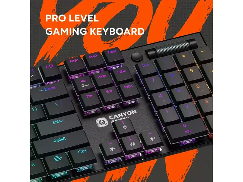 Клавіатура Canyon Cometstrike GK-55 RGB (CND-SKB55-US) - фото 2