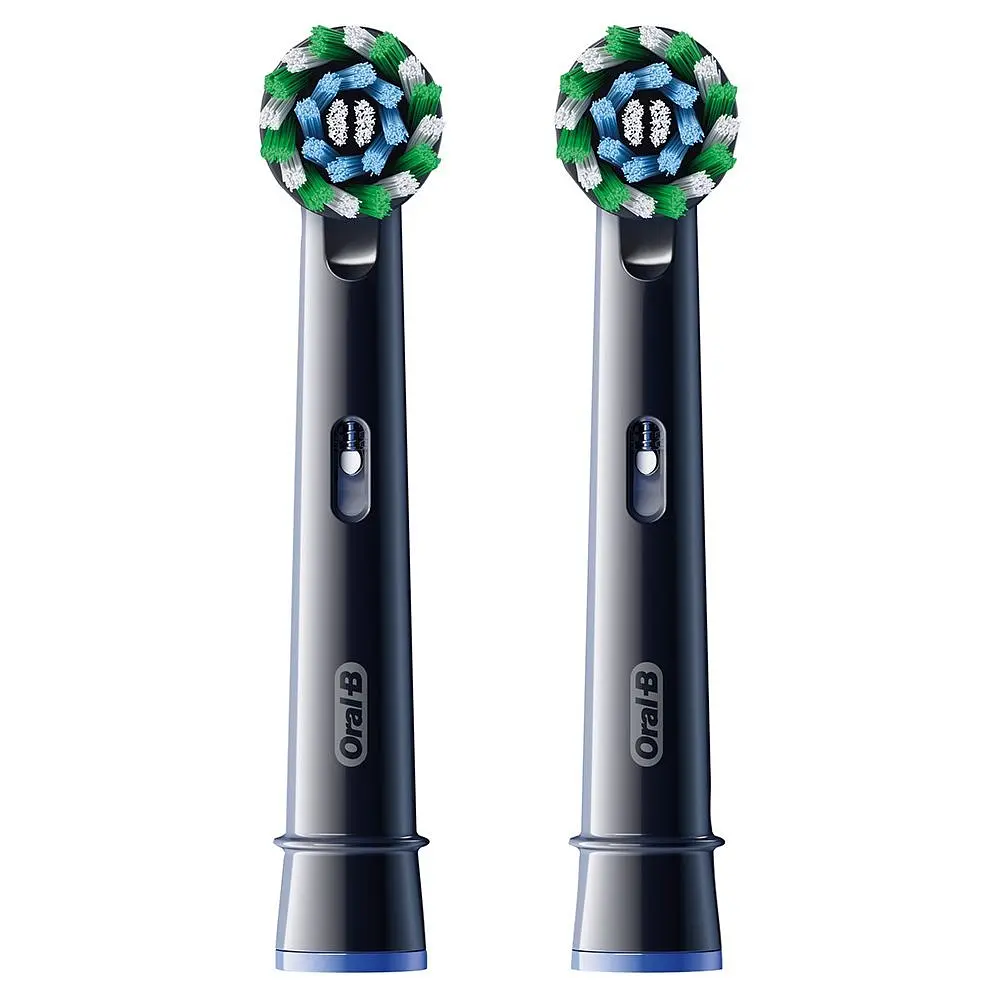 Насадка для зубної електрощітки Braun Oral-B Pro Cross Action Чорний EB50BRX (2 шт) - фото 2