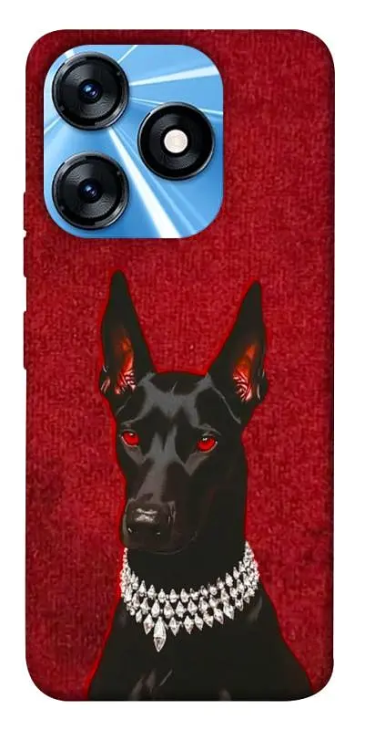 TPU чохол Demsky Premium doberman для TECNO Spark 10 Pro
