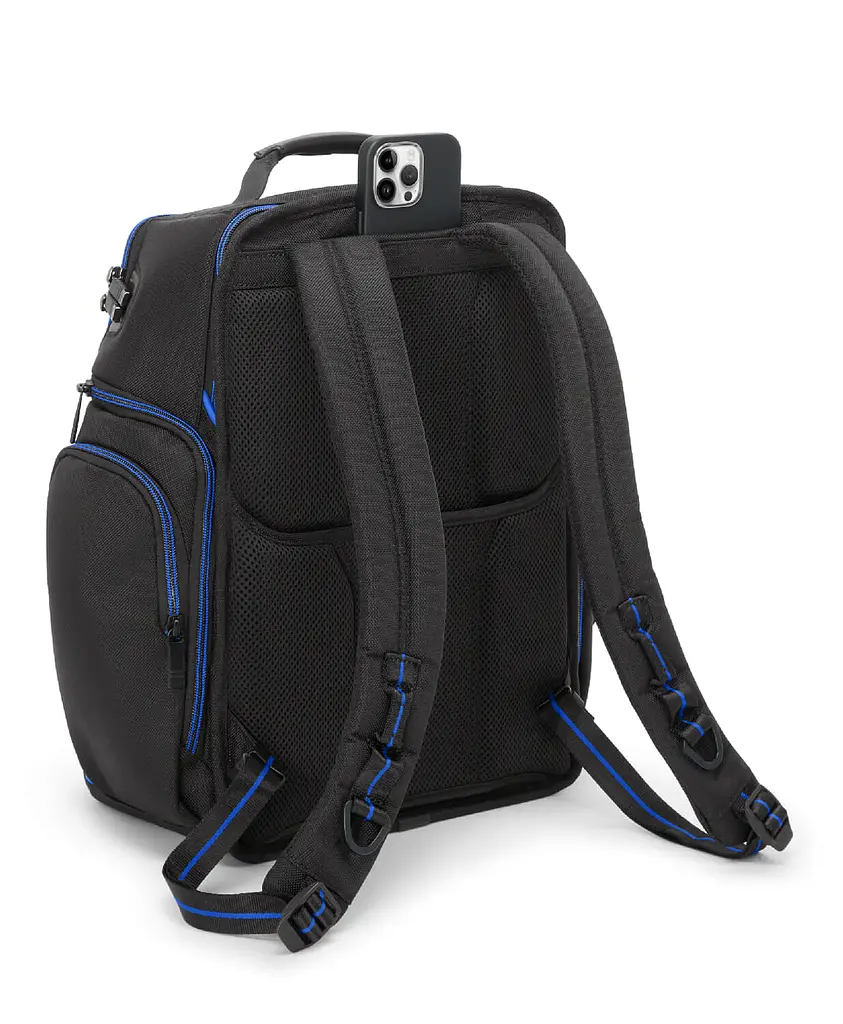 Рюкзак 15" Tumi TUMI ALPHA BLACK/ULTRA BLUE 47х29х23(33) 02603580DUB4 - фото 2
