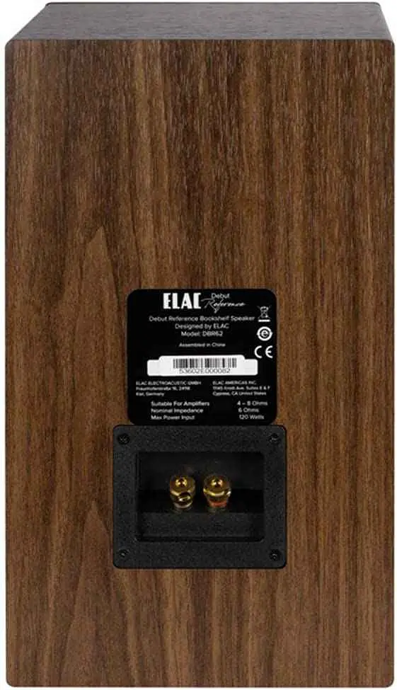 Акустична система ELAC Debut Reference Bookshelf Speakers DBR62 Wood Black (1шт) (32400_Black) - фото 2