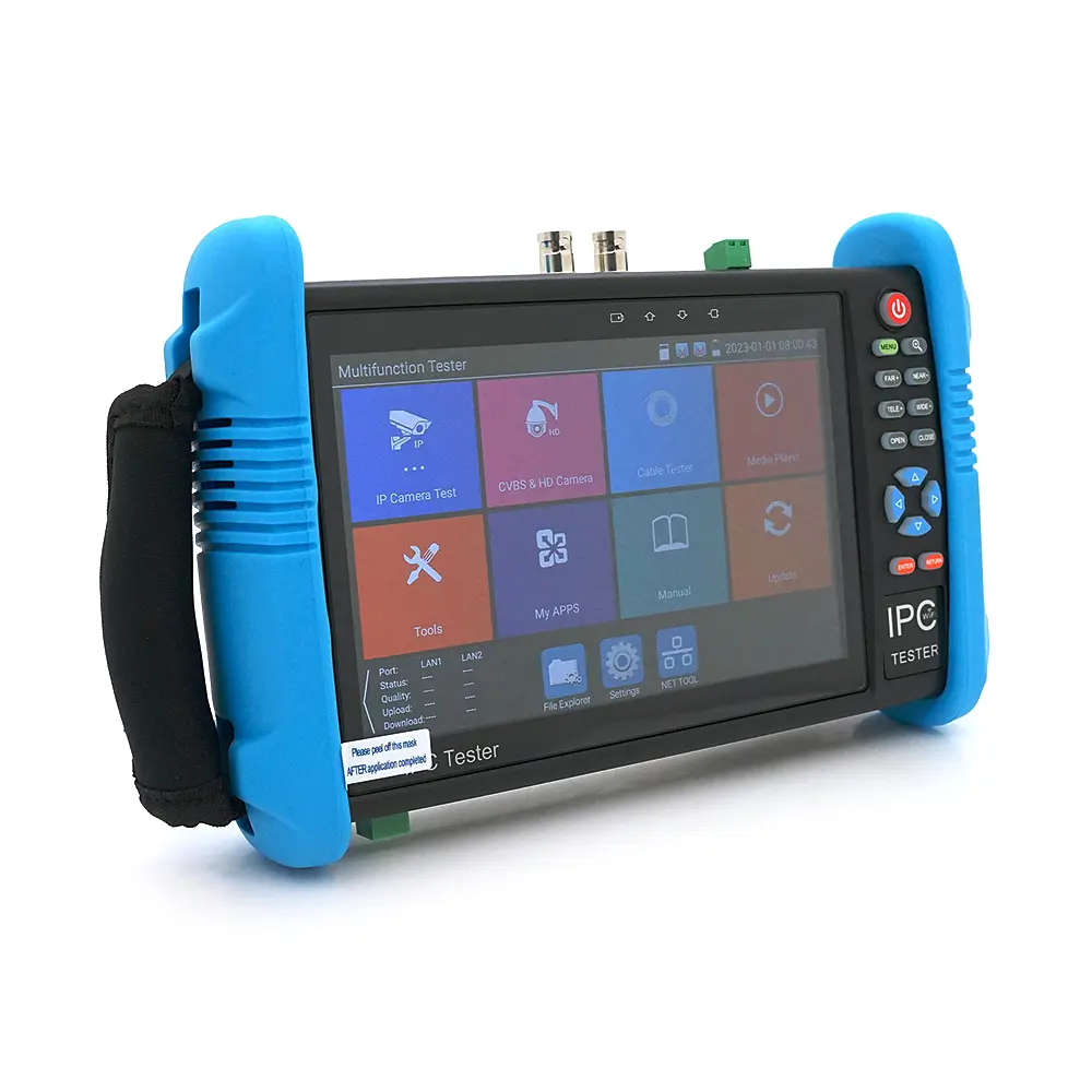 Тестер для камер відеоспостереження Pipo IPC-9800ADH PLUS, 7″ сенсорним дисплеєм, AHD, CVI, TVI, CVBS з підтримкою WIFI та Micro SD картки - фото 4