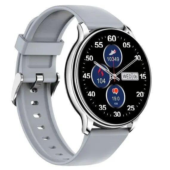 Умные наручные часы Smart Melisia Silver Rubber (2 ремешка) - фото 4