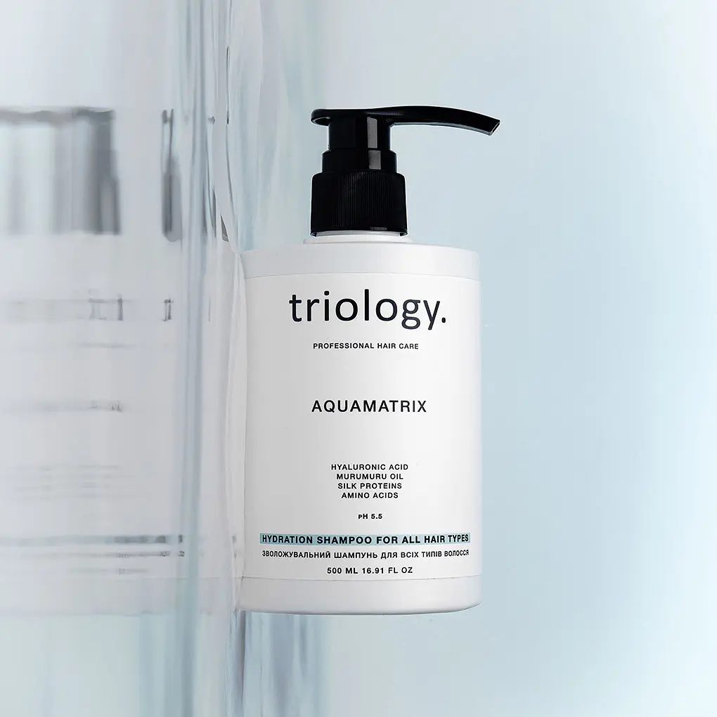 Зволожувальний шампунь для всіх типів волосся Aquamatrix Triology. - фото 2