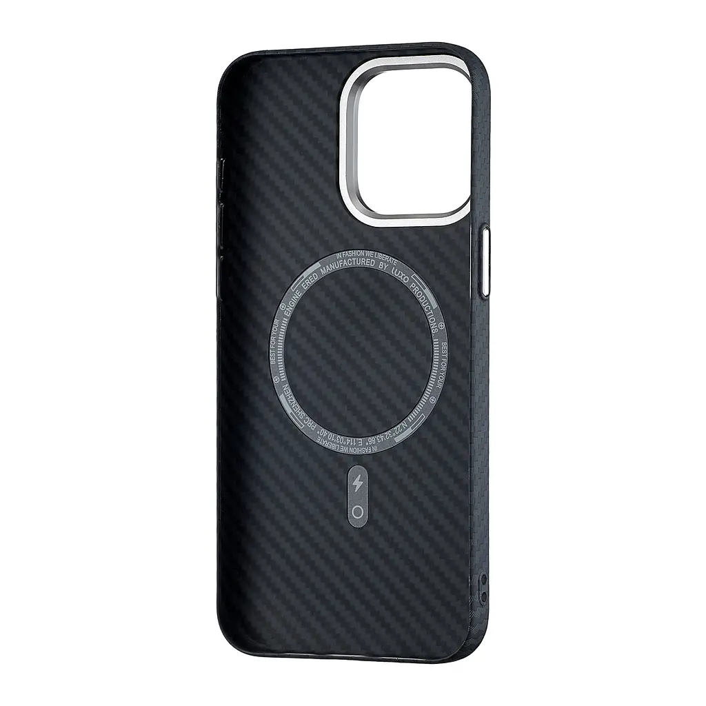 Чохол Luxo Free Air CarBon with MagSafe iPhone 15 PRO MAX Black - фото 3