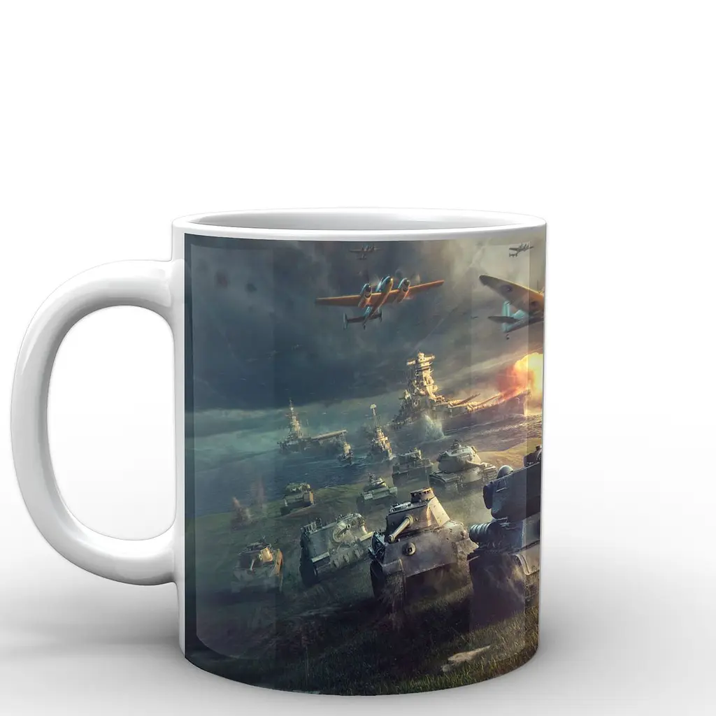 Кухоль GeekLand World of Tanks постер WT.02.026 330 мл білий - фото 3