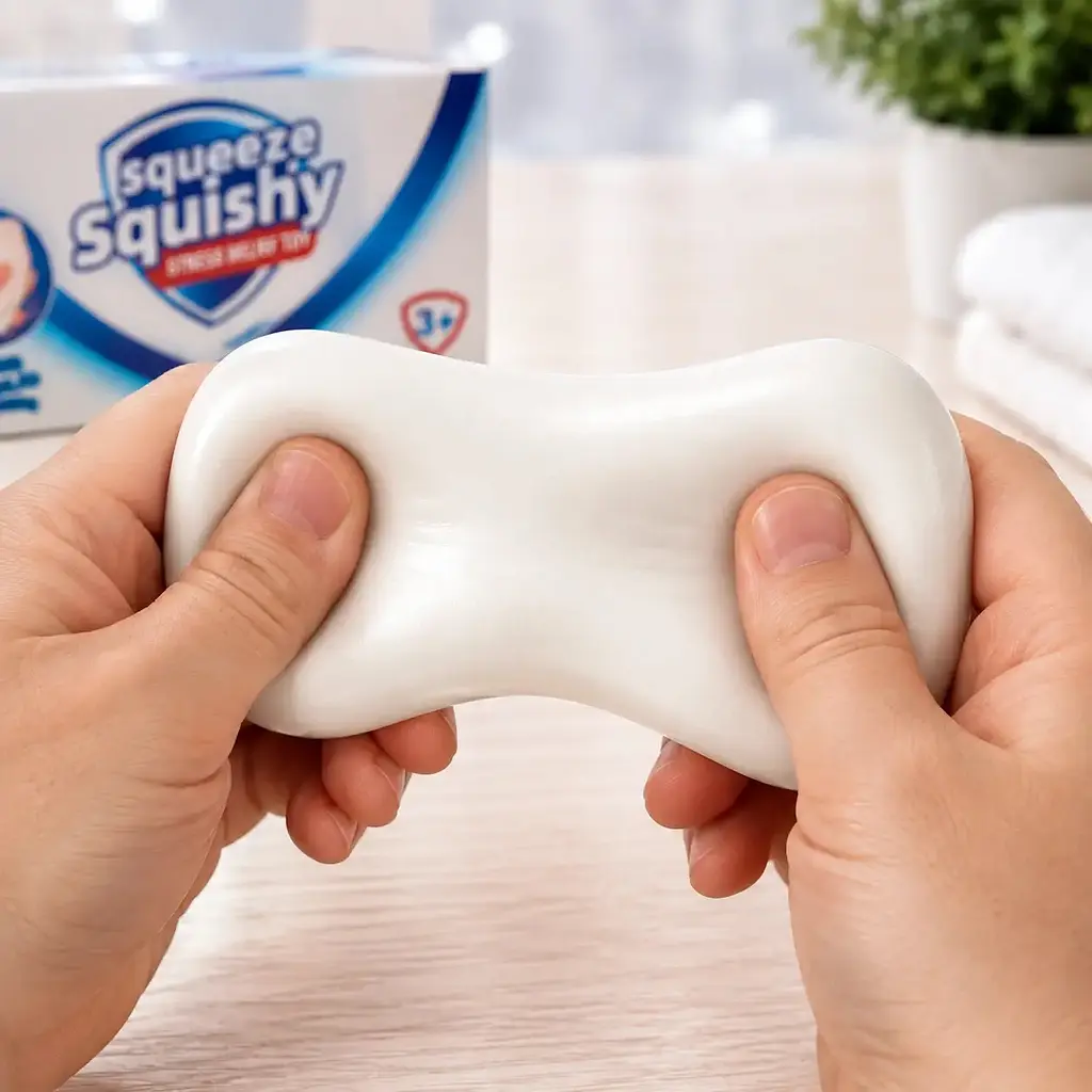 Сквіш антистрес Мило Squeeze Squishy Білий - фото 4
